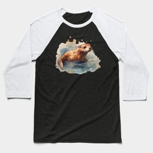 Wondering Otter Baseball T-Shirt